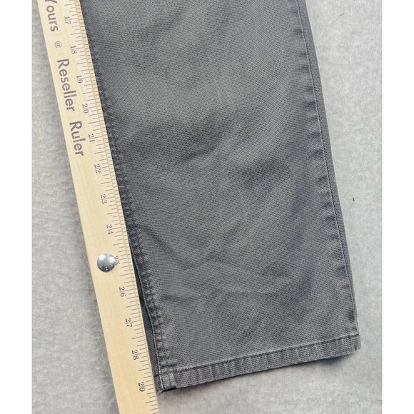 $$SOLD:SE110825$$ Gray Straight Fit Casual Office Trousers Career - Picture 9 of 15